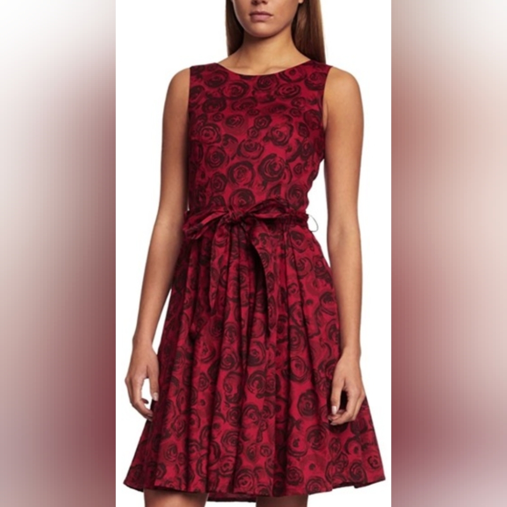 People Tree red roses dress